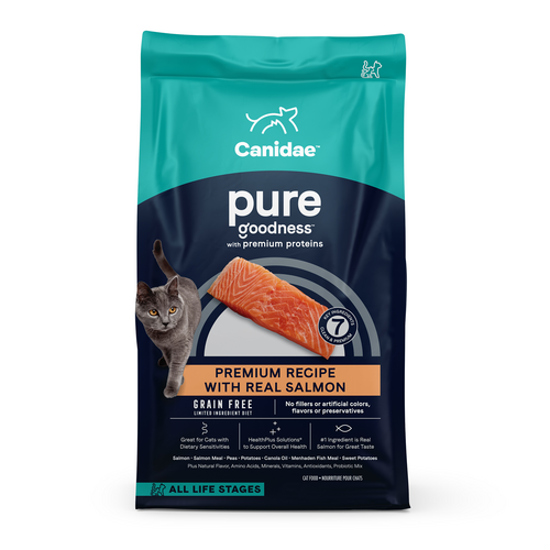 Canidae PURE Grain Free, Limited Ingredient Dry Cat Food, Salmon (5-lb)