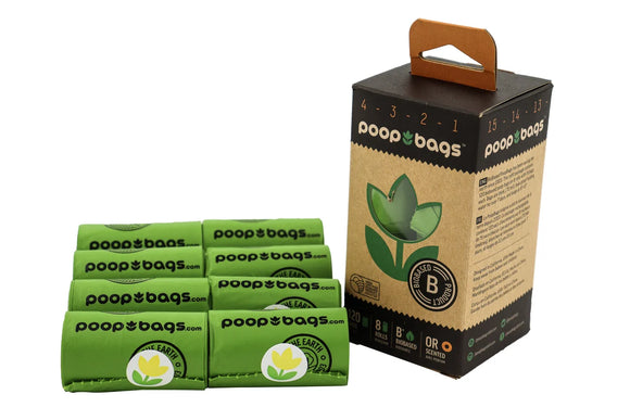 The Original Poop Bags Countdown Rolls® (Count of 120 - Orange Scented)