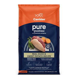 Canidae PURE Grain Free, Limited Ingredient Dry Dog Food, Duck and Sweet Potato