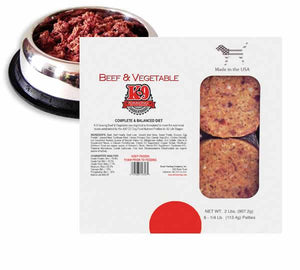 K-9 Kraving Beef & Vegetable Raw Dog Food